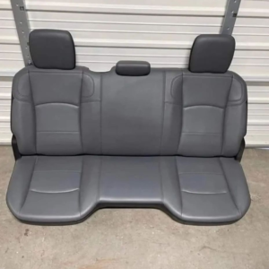 Dodge Ram Grey Black Leather Front And Rear Seats for Sale