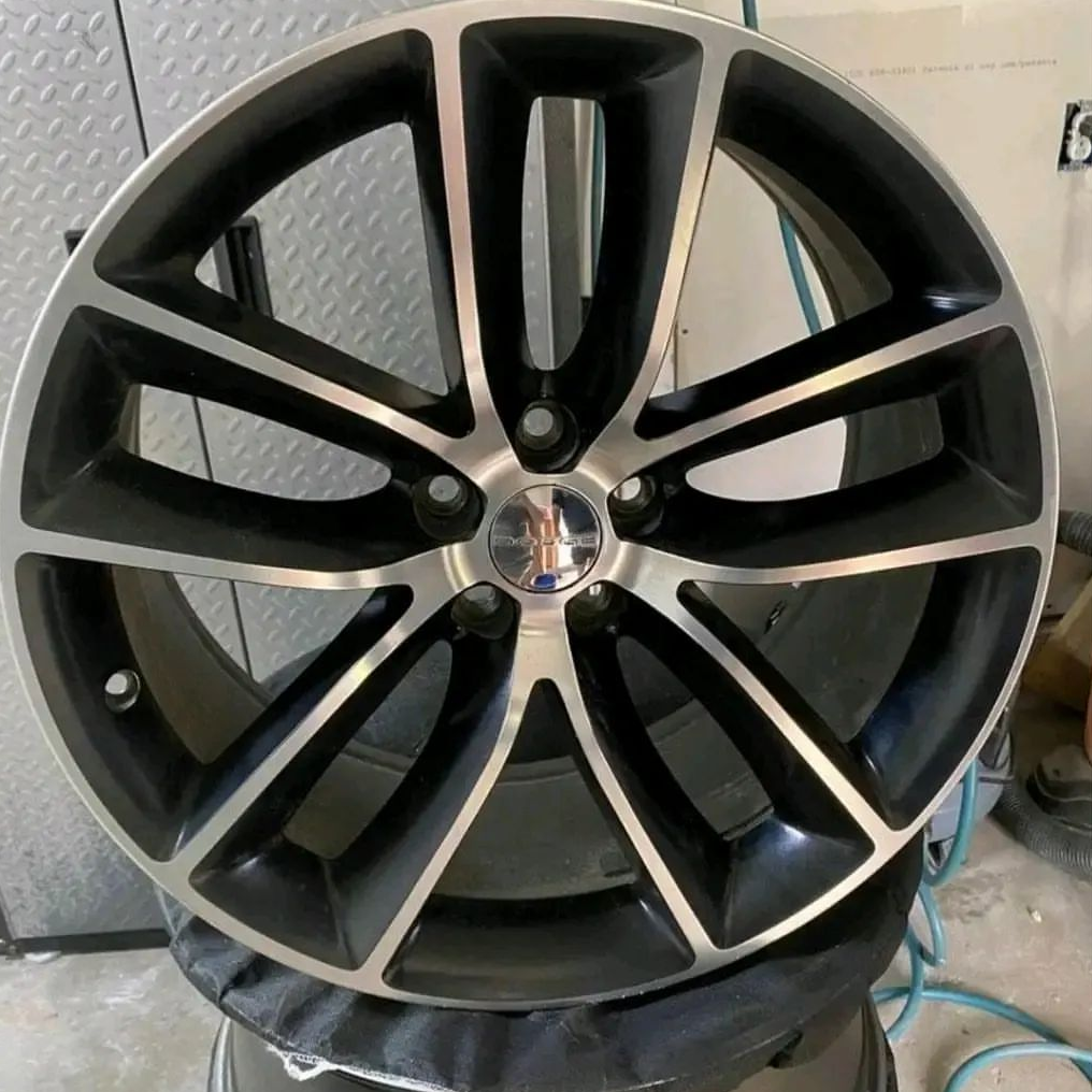Dodge Charger Rims With New Center Caps Included for Sale - Image 4