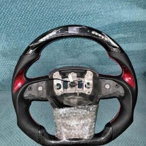 Dodge Charger 2015-2023 Vicrez Carbon Fiber Steering Wheel + LED Dash Display for Sale