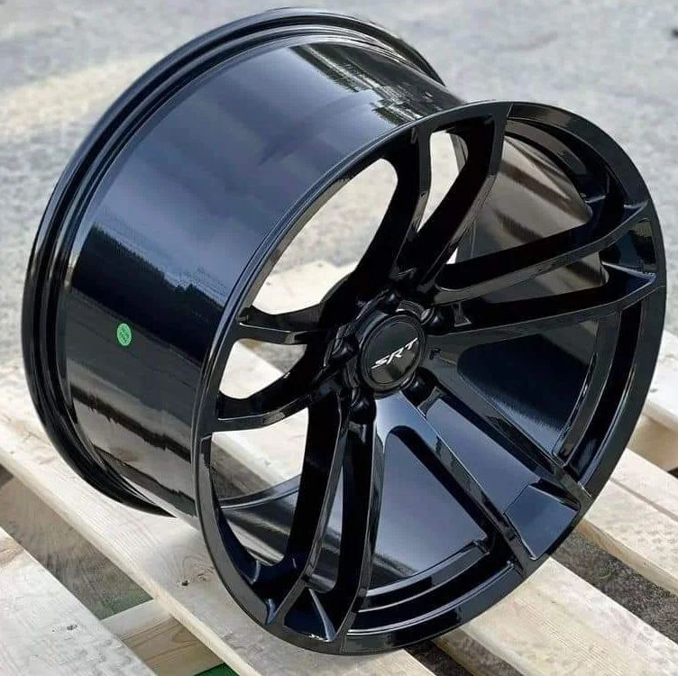 Gloss Black Wheels Fits Dodge Challenger for Sale - Image 3